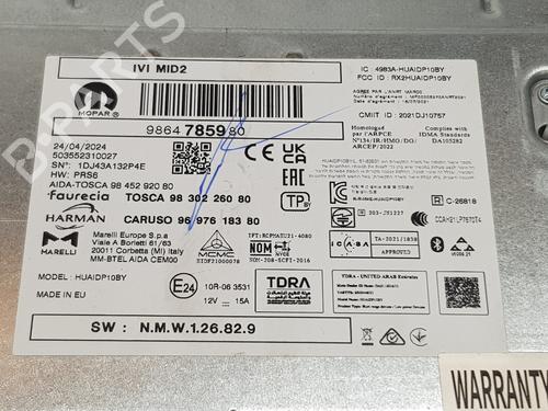 Radio OPEL ASTRA L Sports Tourer (OV5) 1.2 (FRHNPJ) | BP26874120E6 