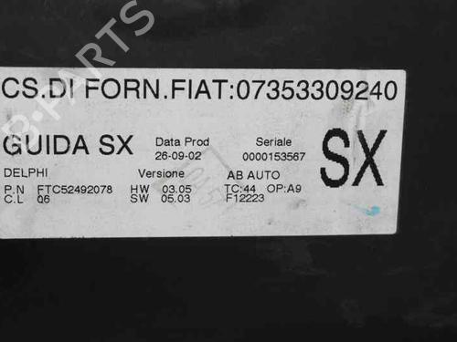 Climate control ALFA ROMEO 147 (937_) 1.6 16V T.SPARK ECO (937.AXA1A, 937.BXA1A) | BP787878I5