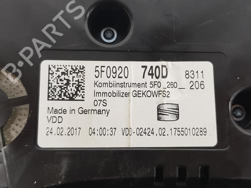 Instrument cluster SEAT LEON ST (5F8) 1.2 TSI | BP12582783C47 