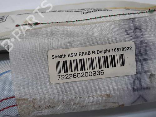 Right curtain airbag SEAT LEON (1P1)  | BP5547180C12 