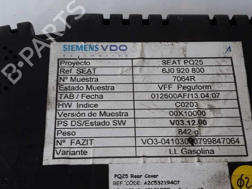 Instrument cluster SEAT IBIZA IV (6J5, 6P1)  | BP5541799C47 