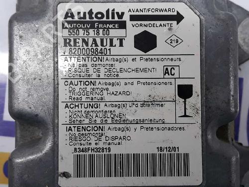 ECU airbags RENAULT KANGOO (KC0/1_)  | BP1544106M53