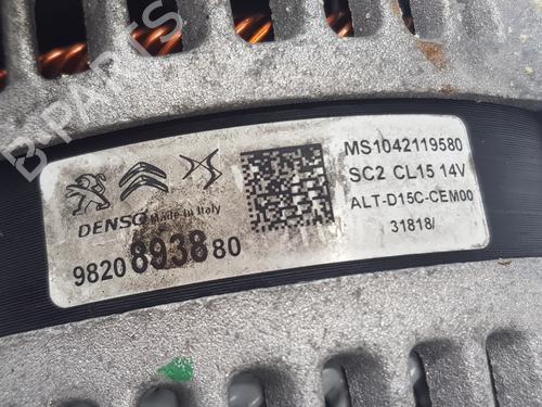 Alternator PEUGEOT 2008 I (CU_) 1.5 BlueHDI 120 | BP29746964M7