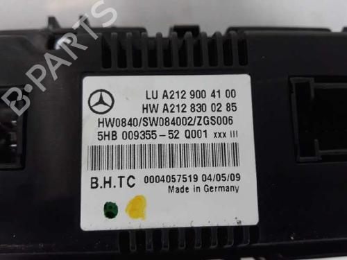 Climate control MERCEDES-BENZ E-CLASS (W212) E 220 CDI / BlueTEC (212.001, 212.002) | BP3388328I5 
