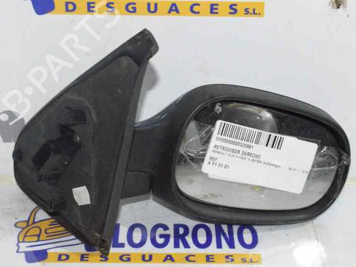 Used Right mirror RENAULT CLIO II (BB_, CB_) 1.2 16V (BB05, BB0W, BB11, BB27, BB2T, BB2U, BB2V, CB05,... (75 hp) 1434711