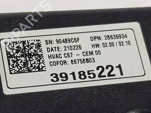 Climate control OPEL CORSA F (P2JO) | BP39535377I5 - Image 4