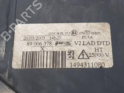 Right headlight PEUGEOT 807 (EB_) 3.0 V6 | BP39620502C29 - Image 2