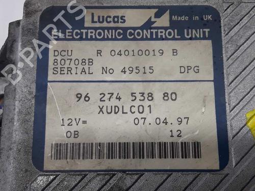 Engine control unit (ECU) PEUGEOT 406 (8B) 2.1 TD 12V | BP1432762M57 