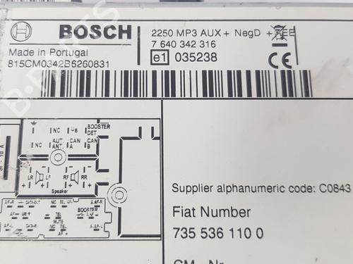 Radio PEUGEOT BIPPER Tepee 1.3 HDi 75 | BP8233759E6 
