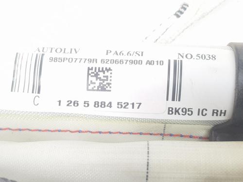 Right curtain airbag RENAULT MEGANE III Hatchback (BZ0/1_, B3_) 1.5 dCi (BZ09, BZ0D, BZ1W, BZ29, BZ14) | BP17612113C12 