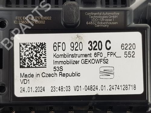 Instrument cluster SEAT ARONA (KJ7, KJP) 1.0 TSI | BP29729218C47 