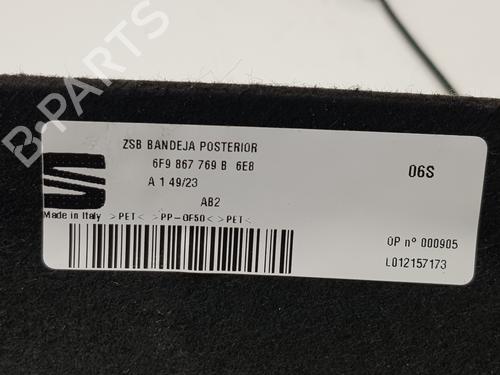 Rear parcel shelf SEAT ARONA (KJ7, KJP) 1.0 TSI | BP30709923C85