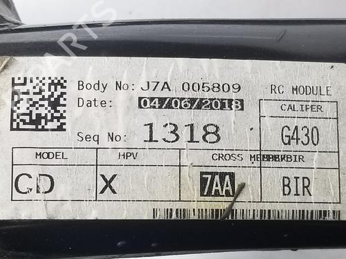 Rear axle KIA CEED (CD) 1.6 CRDi 115 | BP14076331M2