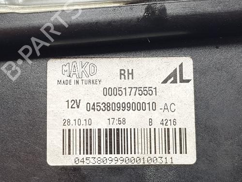 Right front fog light FIAT BRAVO II (198_) 1.6 D Multijet (198AXH1B) | BP30731579C31 