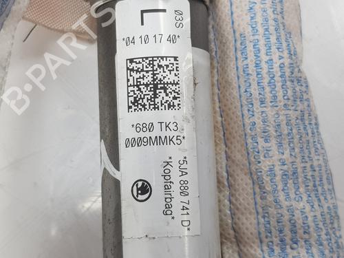 Left curtain airbag SKODA RAPID (NH3, NK3, NK6) 1.6 TDI | BP8928459C11 