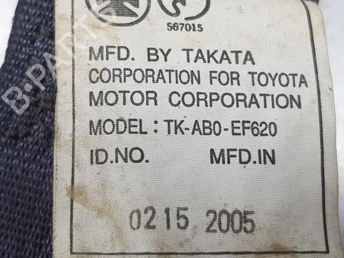 Rear right seatbelt TOYOTA LAND CRUISER PRADO (_J12_) 3.0 D-4D (KDJ120, KDJ125) | BP16187539I28 