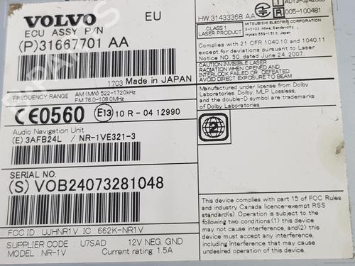 Radio VOLVO V40 Hatchback (525) | BP38063198E6 - Image 8