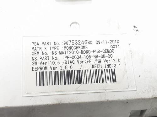 Instrument cluster PEUGEOT 508 I (8D_) 1.6 HDi | BP15231056C47 