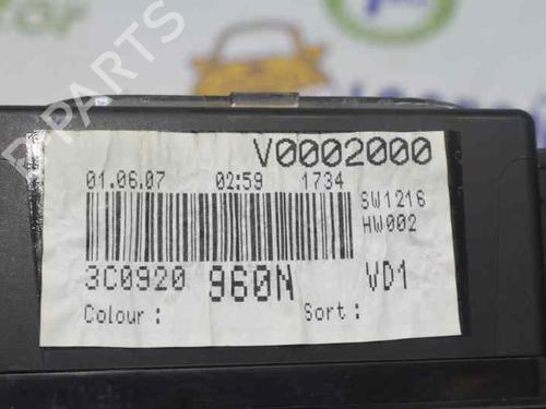 Instrument cluster VW PASSAT B6 (3C2) 1.9 TDI | BP770613C47 