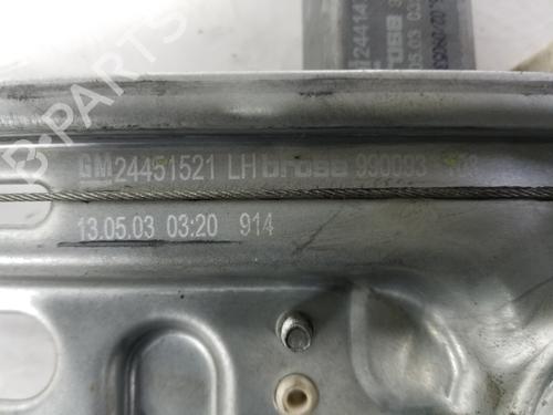 Rear left window mechanism OPEL SIGNUM Hatchback (Z03) 2.2 DTI (F48) | BP8602824C24 