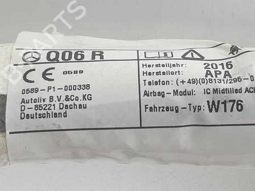 Right curtain airbag MERCEDES-BENZ A-CLASS (W176) A 200 CDI / d (176.008) | BP29708604C12 