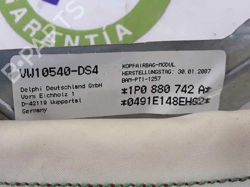 Right curtain airbag SEAT LEON (1P1) 1.9 TDI | BP1933230C12 