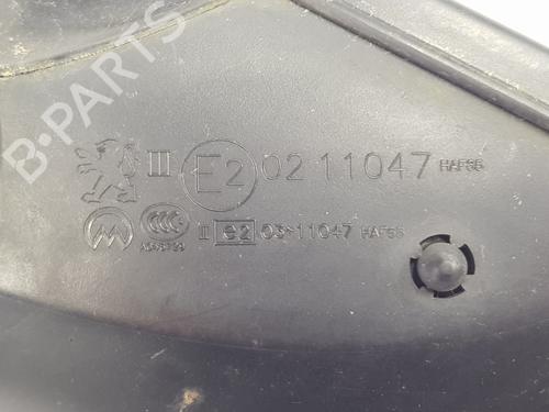 Right mirror PEUGEOT 2008 I (CU_) 1.6 HDi | BP25760472C27