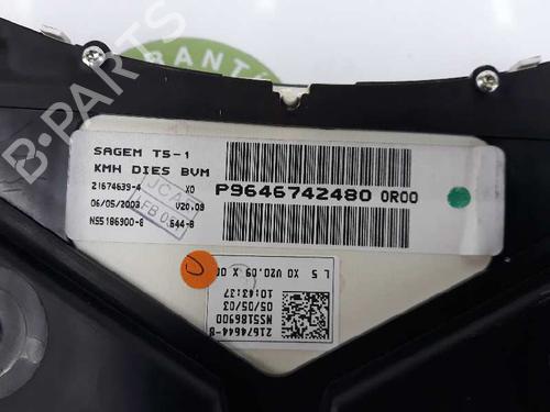 Instrument cluster PEUGEOT 307 Break (3E) 2.0 HDI 110 | BP4927858C47 