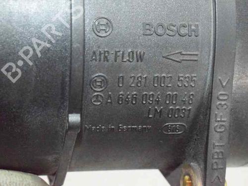Mass air flow sensor MERCEDES-BENZ C-CLASS Coupe (CL203) C 220 CDI (203.708) | BP1637104M95 