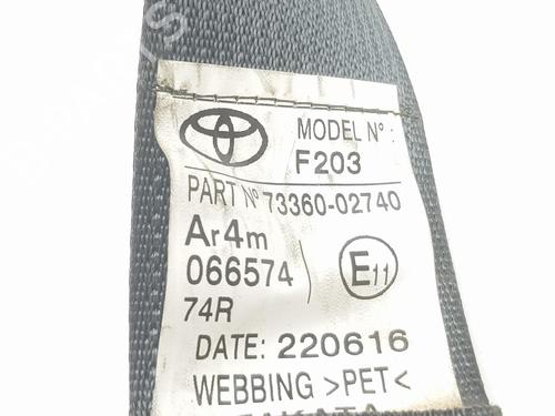 Rear right seatbelt TOYOTA AURIS (_E18_) 1.2 (NRE185_, NRE185R) | BP18169140I28 