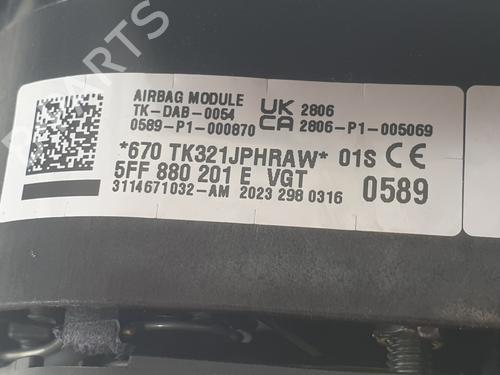 Kollisonspute sett CUPRA LEON (KL1, KU1, KUG)  | BP29358630C86 