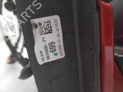 Used Right mirror DS DS 3 / DS 3 CROSSBACK (UR_, UC_, UJ_) [2018-2025]  17668938