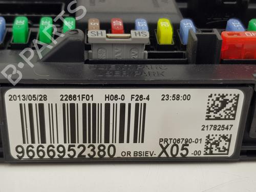 Fuse box CITROËN C3 Picasso (SH_) 1.6 HDI 90 | BP21829741E1