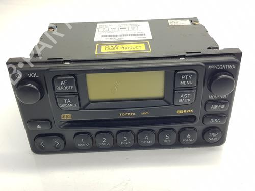 Used Radio TOYOTA LAND CRUISER PRADO (_J12_) 3.0 D-4D (KDJ120, KDJ125) (163 hp) 21072906