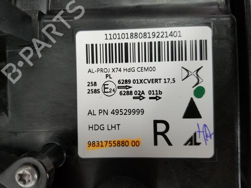 Right headlight DS DS 7 Crossback (J4_, JR_, JC_) E-TENSE 225 (J4DGZU, J45GQU) | BP34447794C29 - Image 4