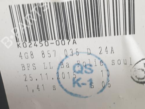 Glove box AUDI A6 C7 (4G2, 4GC) 2.0 TDI | BP29575374C95