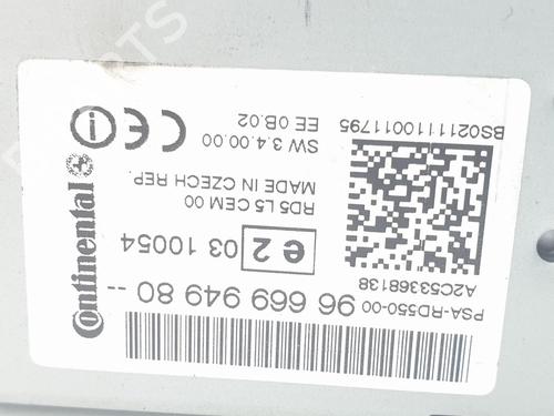 Radio PEUGEOT 508 I (8D_) 1.6 HDi | BP15231133E6 