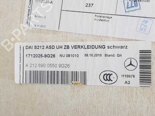 Interior roof MERCEDES-BENZ E-CLASS T-Model (S212) E 350 CDI 4-matic (212.289) | BP12142590I12 
