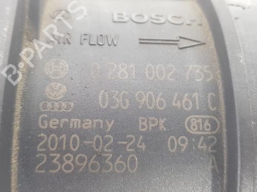 Mass air flow sensor SEAT EXEO ST (3R5) 2.0 TDI | BP15835173M95 