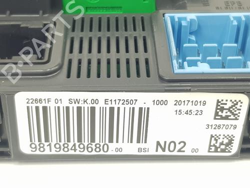 Fuse box PEUGEOT 208 I (CA_, CC_) 1.6 HDi / BlueHDi 75 | BP17043272E1