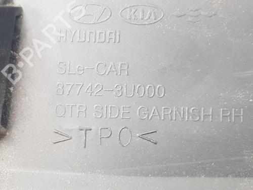 Rear right wheel arch trim KIA SPORTAGE III (SL) 1.7 CRDi | BP11843388C137 
