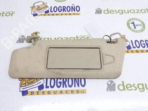 Left sun visor MERCEDES-BENZ E-CLASS (W212) E 350 CDI (212.025) (231 hp) 2128108100 | 2128108100 | 21281081009G26 |