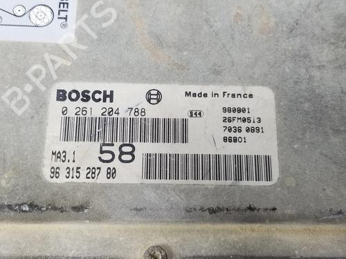 Engine control unit (ECU) CITROËN SAXO (S0, S1) 1.1 X, SX | BP9501195M57 