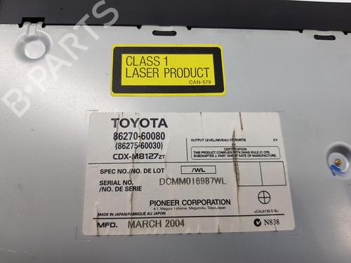 Radio TOYOTA LAND CRUISER PRADO (_J12_) 3.0 D-4D (KDJ120, KDJ125) | BP17806676E6 