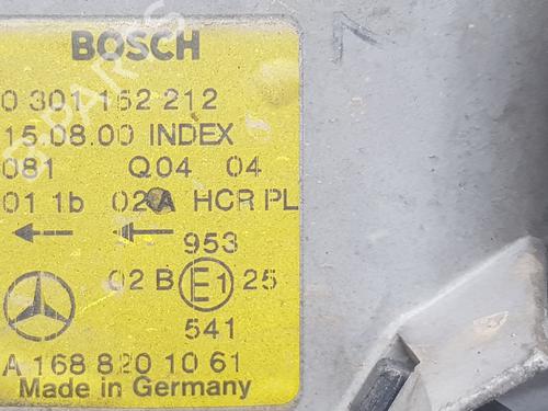 Right headlight MERCEDES-BENZ A-CLASS (W168) A 140 (168.031, 168.131) | BP13547689C29 