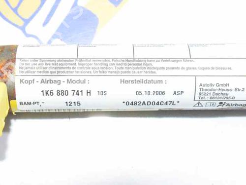 Left curtain airbag VW GOLF V (1K1) 1.9 TDI | BP773702C11 