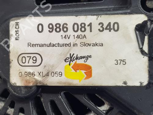 Alternator VW CADDY IV MPV (SAB, SAJ) | BP31158803M7