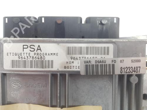 Engine control unit (ECU) PEUGEOT 406 (8B) 1.8 BiFuel | BP15636429M57 