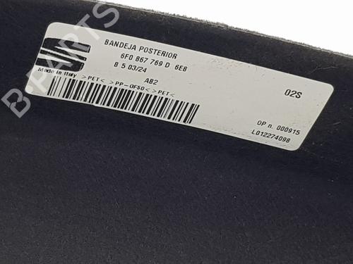 Rear parcel shelf SEAT IBIZA V (KJ1, KJG) 1.0 TSI | BP29723625C85 