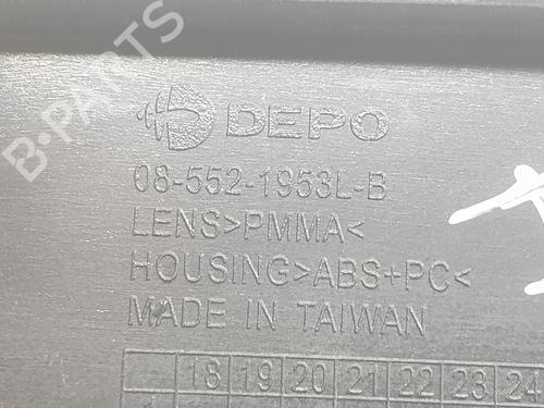 Venstre baglygte PEUGEOT EXPERT Van (V_)  | BP31589596C34 